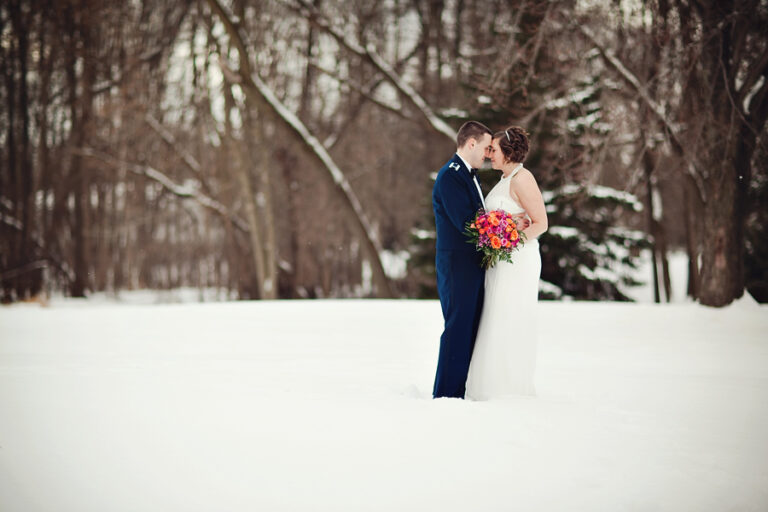 Rebecca + Craig | Winter Military Wedding