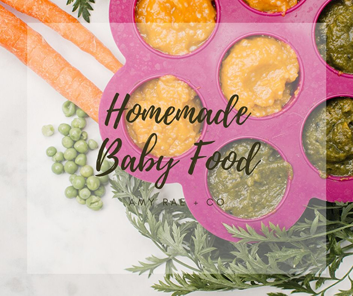 How to make homemade baby food, the process behind how we batch out baby food for weeks, and what I've learned along the way.  Plus 7 recipe combinations your baby will love!