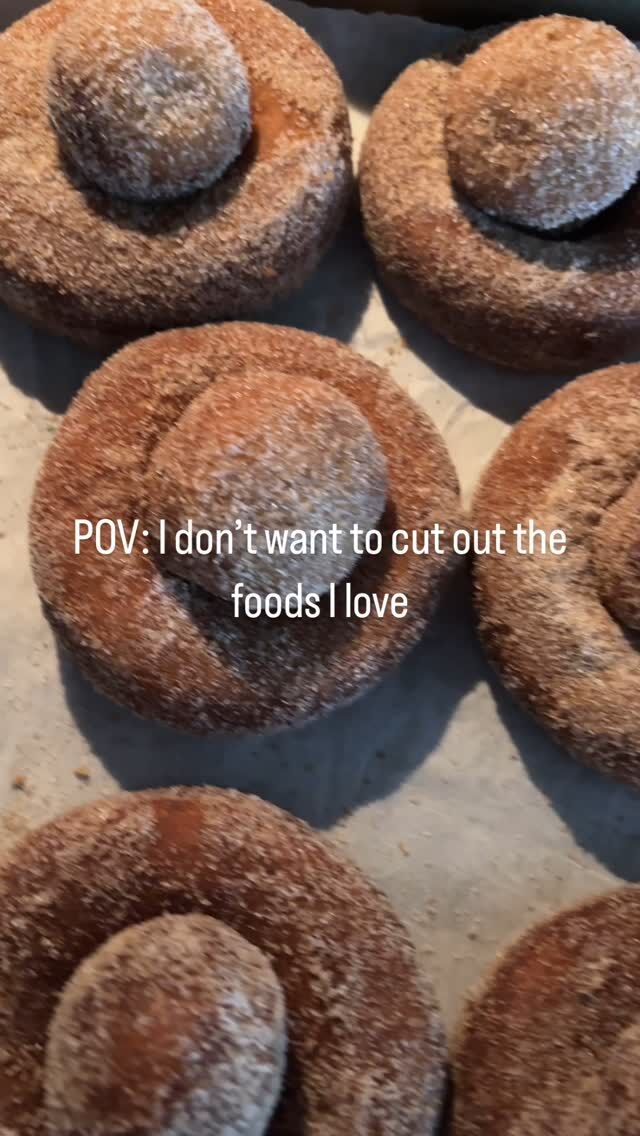 Let’s talk about food restrictions for a sec…

I know the idea of cutting out certain foods can feel hard—especially when you’ve been eating them your whole life. But here’s the truth: It’s not about restriction. It’s about realignment.

When I ask my clients to remove gluten or dairy for a period of time, it’s not about punishment. It’s about healing. It’s about giving your body a break so we can get to the root of what’s making you feel exhausted, bloated, and out of balance.

And here’s the best part—this isn’t forever. My goal isn’t to take foods away from you indefinitely. It’s to help you redefine what food means to you, so you can make intentional choices that support your body long-term.

Because when you start fueling your body in a way that actually makes you feel good? You’ll never look at food the same way again. 

Also, these apple cider donuts are gluten free and literally amazing! 🤯 Drop a 🍎 in the comments if you’re ready to feel GOOD again!