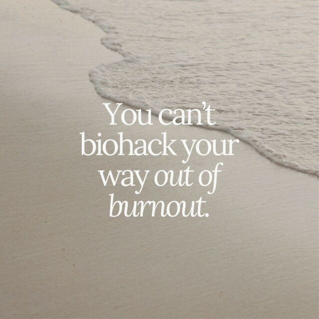 Wellness doesn’t happen in hustle.
You can’t biohack your way out of burnout.

That’s why the first phase of my program is focused on restoring your energy, digestion, and nervous system—so your body feels safe enough to actually get better.
 ⁣
Want in? DM me “RESTORE” to learn how we can get started.
#WomensHealthCoach #FunctionHealth #FunctionalHealth #rootcause
